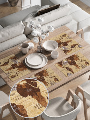 Комплект плейсматов «Старинная карта» - Фото 2