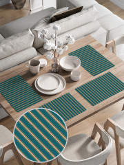Комплект плейсматов «Текстильные полосы» - Фото 2