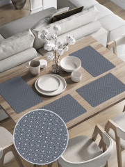 Комплект плейсматов «Цветочная геометрия» - Фото 2