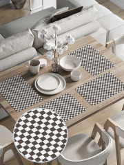 Комплект плейсматов «Шахматная клетка» - Фото 2