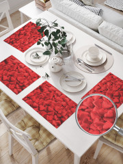 Комплект плейсматов «Ажурные сердечки» - Фото 1