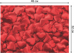 Комплект плейсматов «Ажурные сердечки» - Фото 2