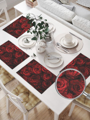 Комплект плейсматов «Алые розы» - Фото 1