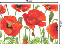 Комплект плейсматов «Ароматные маки» - Фото 2