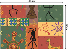 Комплект плейсматов «Африканская история» - Фото 2