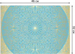 Комплект плейсматов «Бирюзовые часы искусства» - Фото 2