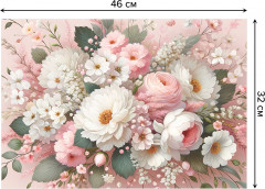 Комплект плейсматов «Бутоны на фоне» - Фото 2