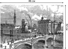 Комплект плейсматов «Гравюра города» - Фото 2