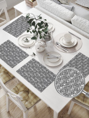 Комплект плейсматов «Графические пионы» - Фото 1