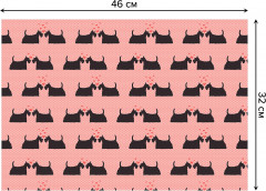 Комплект плейсматов «Два йоркшира» - Фото 2
