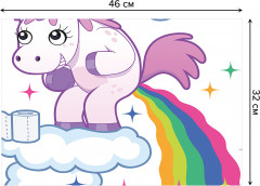 Комплект плейсматов «Единорог на облаке» - Фото 2