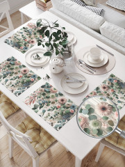 Комплект плейсматов «Нежные цветы и эвкалипт» - Фото 1