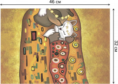 Комплект плейсматов «Поцелуй котиков» - Фото 2