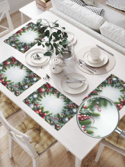 Комплект плейсматов «Праздничный венок» - Фото 1