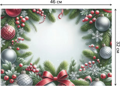 Комплект плейсматов «Праздничный венок» - Фото 2