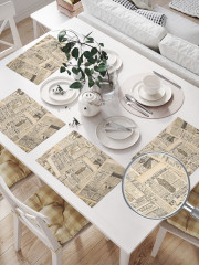 Комплект плейсматов «Стенгазета» - Фото 1