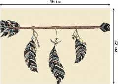 Комплект плейсматов «Стрела с перьями» - Фото 2