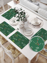 Комплект плейсматов «Цветные графики» - Фото 1