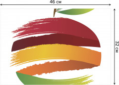 Комплект плейсматов «Яблоко по спирали» - Фото 2