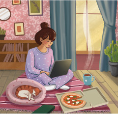 Сетка для игрушек в ванную «Домашний вечер» - Фото 1