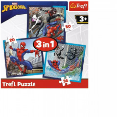 Набор пазлов 3 в 1 «Человек-паук. Друзья Паука» - Фото 4