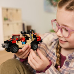 Конструктор Jurassic World 76972 Побег от раптора в бездорожье.Raptor Off-Road Escape - Фото 9