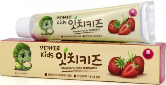 Детская зубная паста со вкусом клубники «Strawberry Kids Toothpaste»