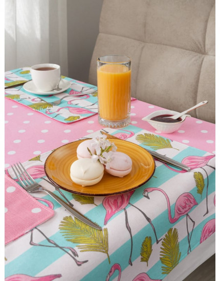 Комплект салфеток сервировочных «Фламинго»