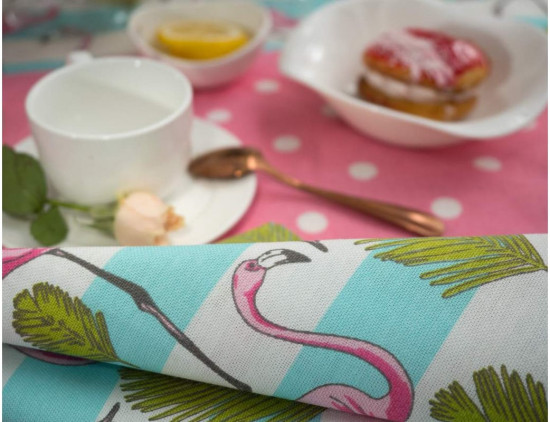 Комплект салфеток сервировочных «Фламинго»