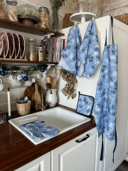 Фартук кухонный с карманом «Лазурь» - Фото 2