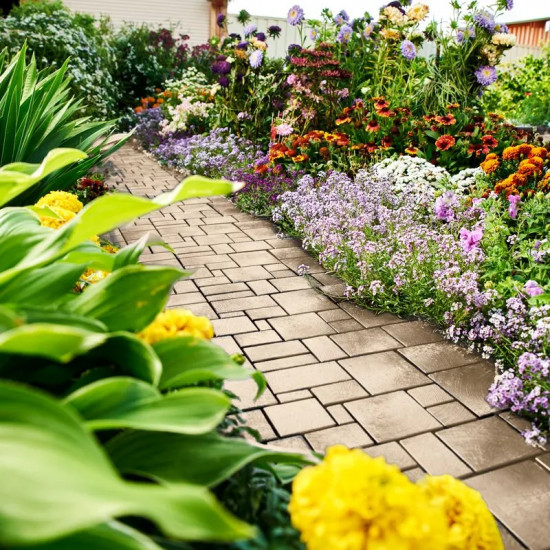 Плитка модульная садовая «Брус»