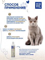 Бальзам-маска для кошек с протеинами шелка - Фото 7