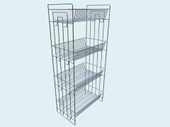 Этажерка четырехъярусная разборная - Фото 5