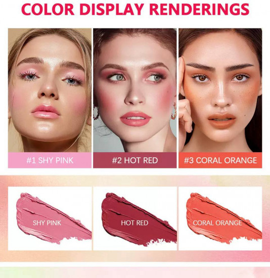 Тинт-румяна для лица, оттенок 2 Hot Red