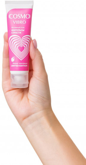 Гель возбуждающий с ароматом земляники Cosmo Vibro