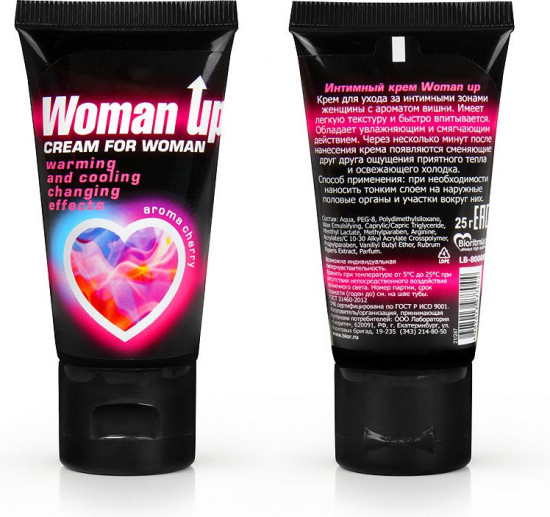 Крем возбуждающий для женщин с ароматом вишни Woman Up
