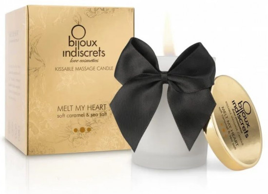 Свеча массажная с ароматом карамели Melt My Heart