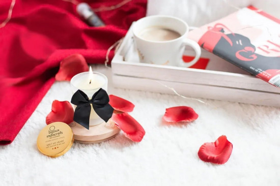 Свеча массажная с ароматом карамели Melt My Heart