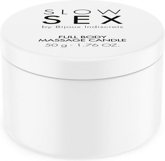 Свеча массажная для всего тела Slow Sex