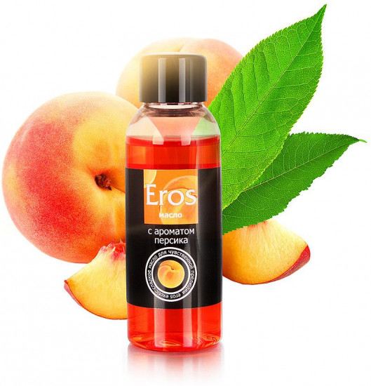 Масло массажное с ароматом персика Eros exotic