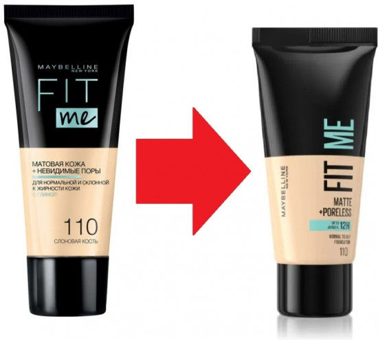 Крем для лица тональный «New York Fit Me», оттенок 110 Слоновая кость