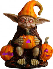 Фигурка декоративная «Эльф с тыквами» - Фото 1