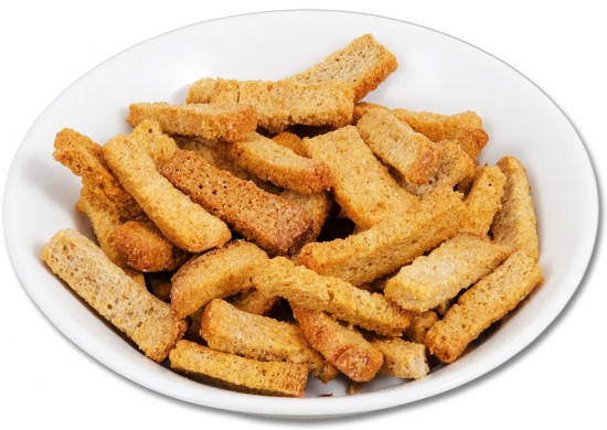 Сухарики ржаные «Семга и сыр с соусом тартар»