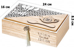 Органайзер для чайных пакетиков с крышкой «Tea time» - Фото 1