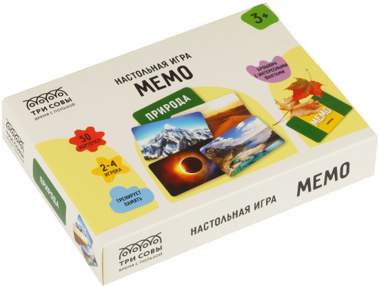 Игра настольная «Мемо. Природа»