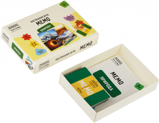 Игра настольная «Мемо. Природа»