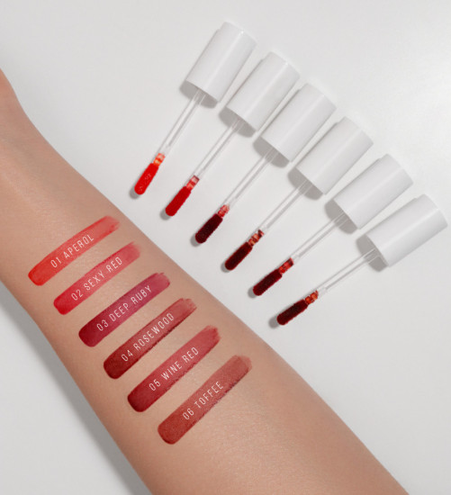 Тинт для губ «Lip Tint Hyaluron Complex Aqua Gel», оттенок 06 Toffeе