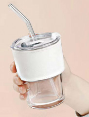 Стакан со стеклянной трубочкой «Tarola White» - Фото 1