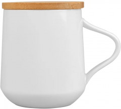 Кружка c крышкой и ложкой «Holz» - Фото 2