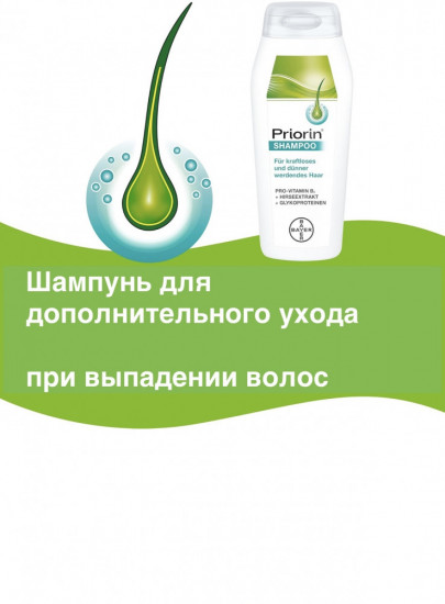 Шампунь для слабых, редеющих волос «Priorin»